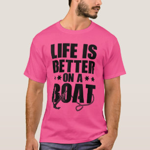 Camiseta En El Embarcadero De Barco Naval Capitán Mar 4