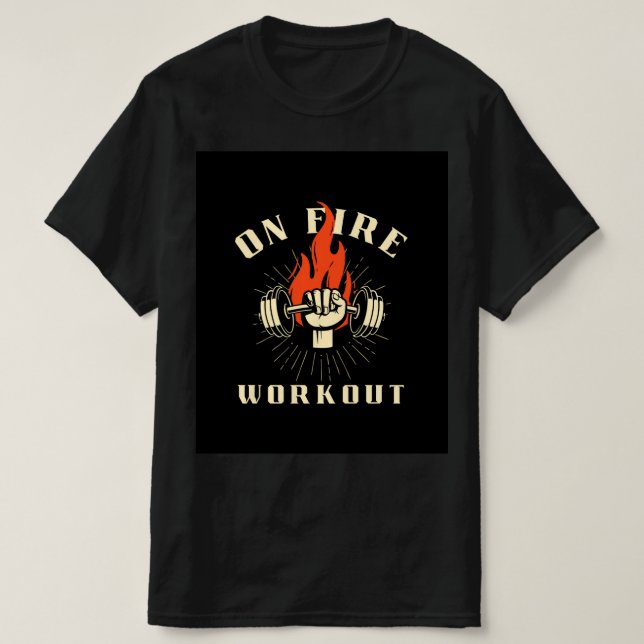 Camiseta En el entrenamiento de incendios (Diseño del anverso)