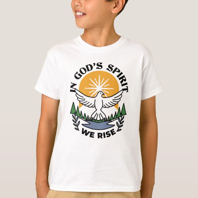 Camiseta En el espíritu de Dios que levantamos - Fe y liber (Anverso)