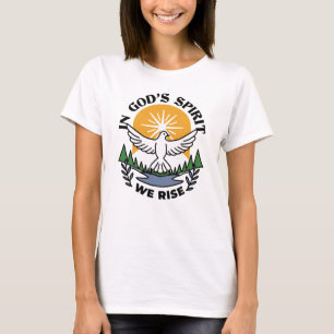 Camiseta En el espíritu de Dios que levantamos - Fe y liber