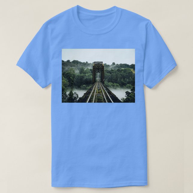 Camiseta En el ferrocarril polvoriento (Diseño del anverso)