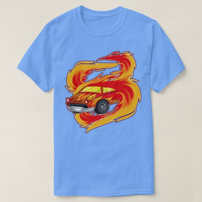 Camiseta en el fuego (Diseño del anverso)