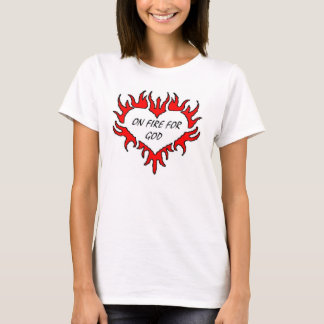 Camiseta en el fuego