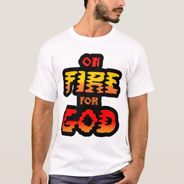 CAMISETA EN EL FUEGO POR DIOS (Anverso)