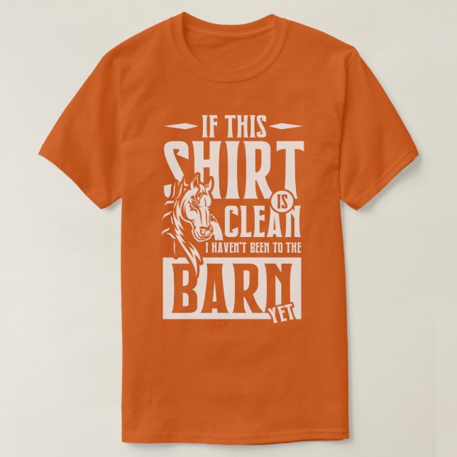 Camiseta En el granero todavía (Diseño del anverso)