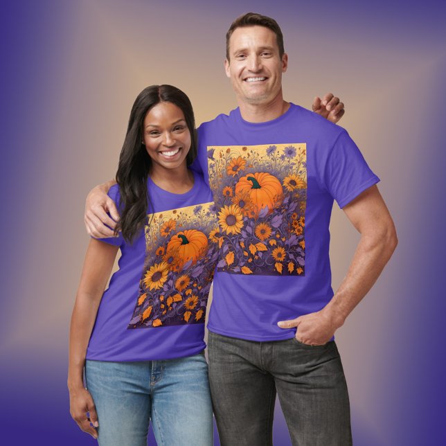 Camiseta En el Jardín de Halloween (Subido por el creador)