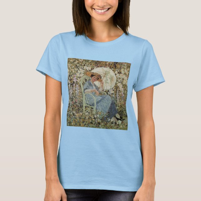 Camiseta En el jardín, Giverny de Frederick Frieseke (Anverso)