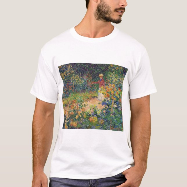 Camiseta En el jardín, Monet (Anverso)