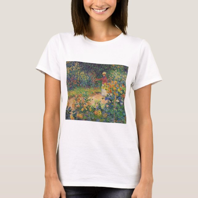 Camiseta En el jardín, Monet (Anverso)