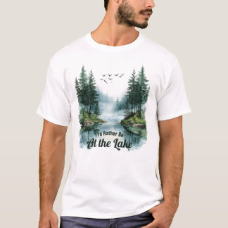 Camiseta en el lago