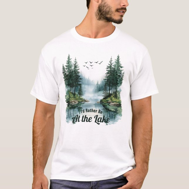 Camiseta en el lago (Anverso)