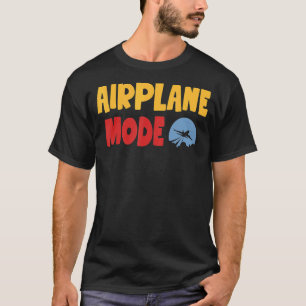 Camiseta En el modo flojo del avión del piloto de vacacione