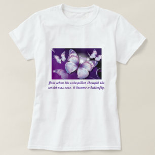 Camiseta En el momento en que la oruga…