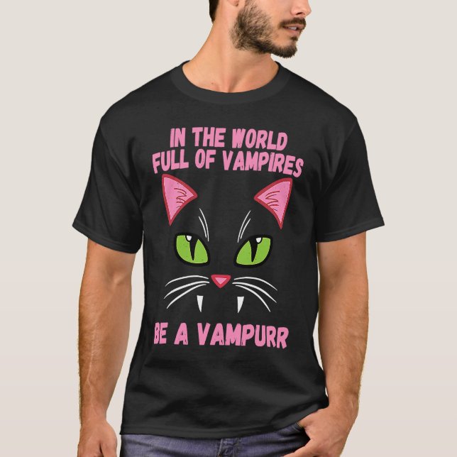 Camiseta En El Mundo, Los Vampiros Que Se Vayan Como Un Neg (Anverso)
