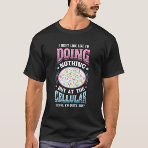 Camiseta En el nivel celular estoy bastante ocupado como bi