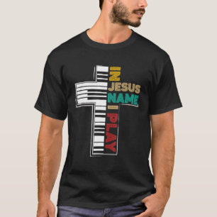 Camiseta En el nombre de Jesús toco cristiano vintage de la