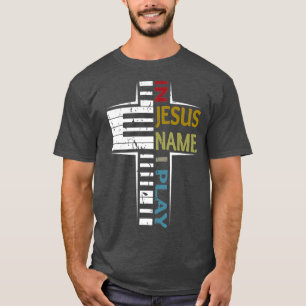 Camiseta En El Nombre De Jesús Toco El Piano Vintage Dicie