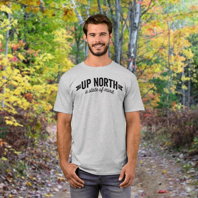 Camiseta en el norte del estado mental (Subido por el creador)