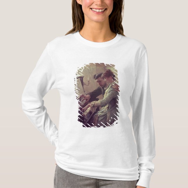 Camiseta En el piano (Anverso)