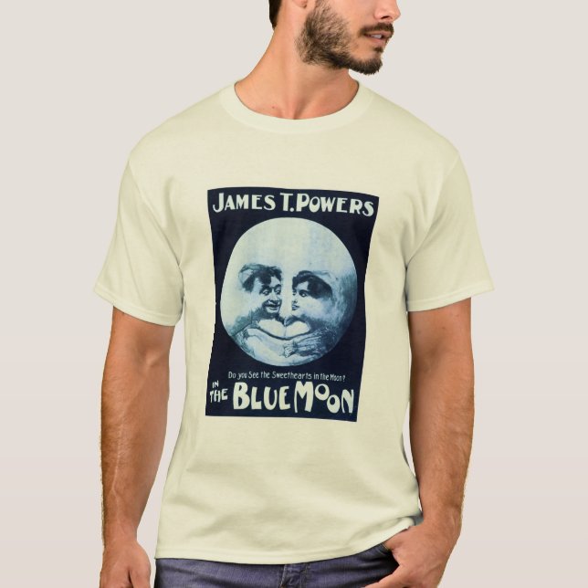Camiseta En el Poster del Teatro de la Luna Azul (Anverso)