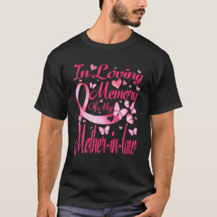 Camiseta En El Recuerdo Amado Del Cáncer De Mama De Mi Sueg