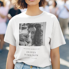 Camiseta En el recuerdo de amor elegante