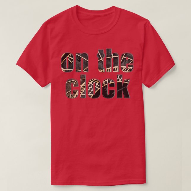 Camiseta en el reloj (Diseño del anverso)