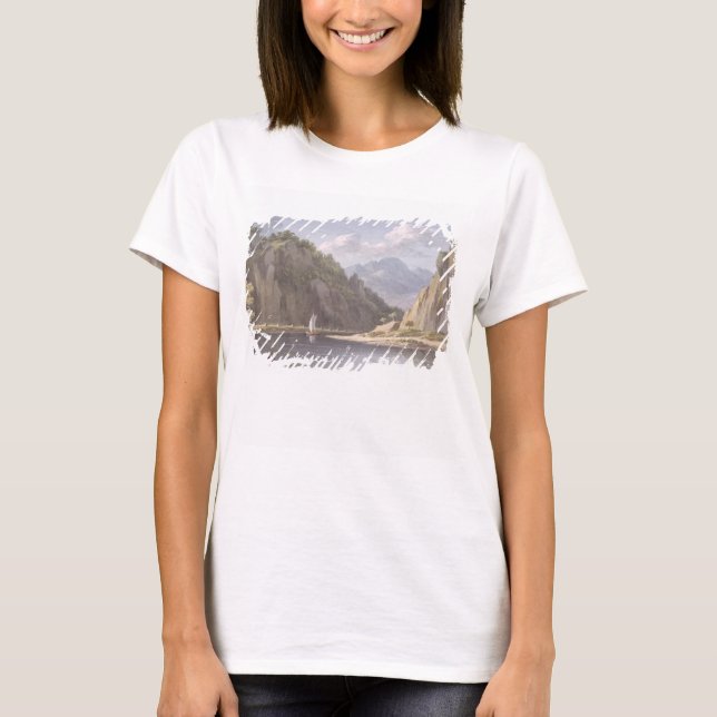 Camiseta En el río Elba, cerca de Lowositz en Sajonia, plat (Anverso)