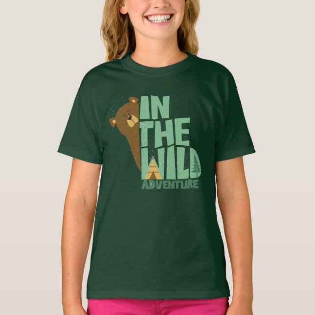 Camiseta En el salvaje oso de la aventura (Anverso)