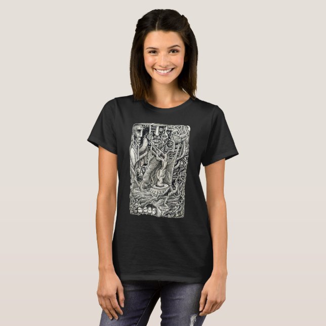 Camiseta En el sótano (Anverso completo)