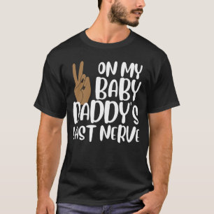 Camiseta En el último Nerve Groovy Peace Happy de mi bebé p