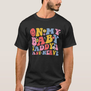 Camiseta En el último nervio de mi bebé papá colorido Smil
