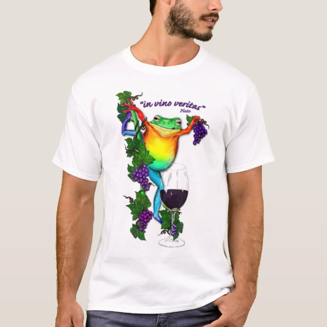 Camiseta En el vino Veritas (Anverso)