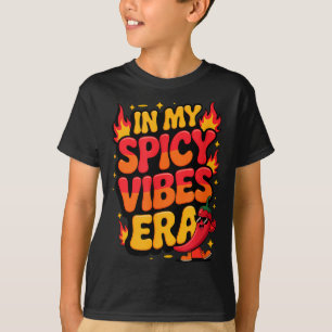 Camiseta En era de vibras picantes con pimienta fresca cinc