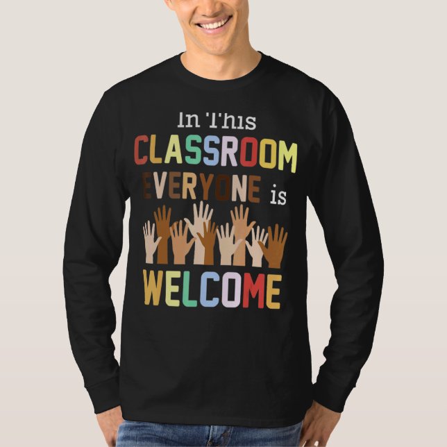 Camiseta En Esta Aula Todos Son Bienvenidos A La Teoría Lgb (Anverso)