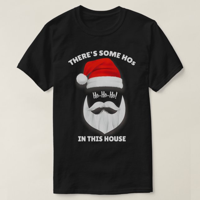 Camiseta En esta Casa Navidades hay algunos como Ho Hos San (Diseño del anverso)