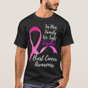 Camiseta En esta familia luchamos juntos contra el cáncer d