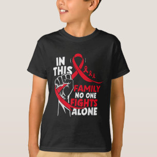 Camiseta En Esta Familia Luchan Por Sí Sola Conciencia Sobr