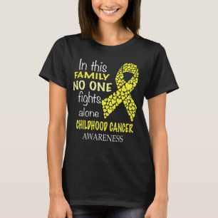 Camiseta en esta familia nadie lucha contra el cáncer infan