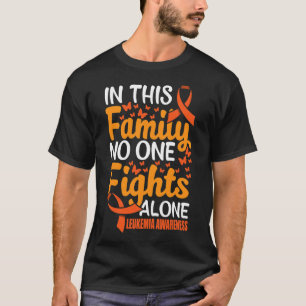 Camiseta En esta familia nadie lucha contra la leucemia sol