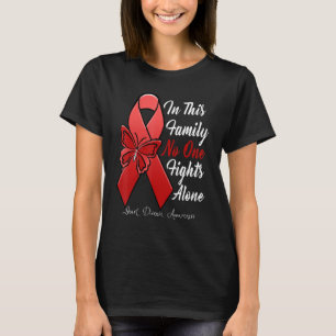 Camiseta En Esta Familia Nadie Lucha Sola Contra La Enferme