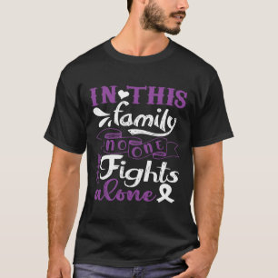 Camiseta En Esta Familia Nadie Lucha Solo Cance Pancreático