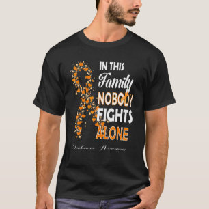 Camiseta En Esta Familia Nadie Lucha Solo Conciencia de la