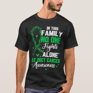 Camiseta En Esta Familia Nadie Lucha Solo Contra El Cáncer