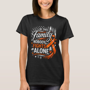 Camiseta En esta familia nadie lucha solo contra el cáncer