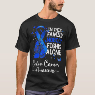 Camiseta En esta familia nadie lucha solo contra el cáncer