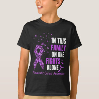 Camiseta En esta familia nadie lucha solo contra el cáncer