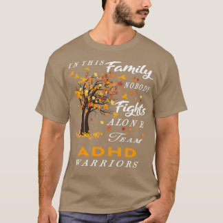 Camiseta En esta familia nadie lucha solo contra el TDAH