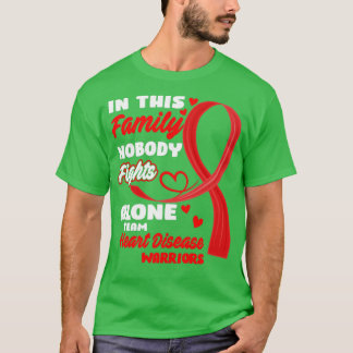 Camiseta En Esta Familia Nadie Lucha Solo Por La Enfermedad