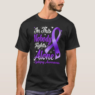 Camiseta En Esta Familia Nadie Lucha Solo Por La Epilepsia